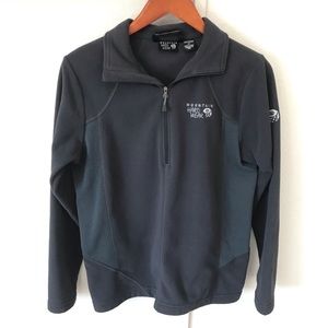 Mountain Hardware Gray Zip-up Fleece Jacket